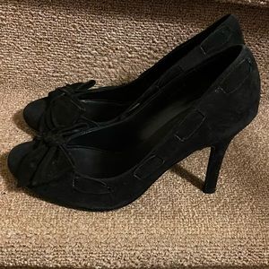 Black Suede Shoes; Office; Dolly Interbow 2